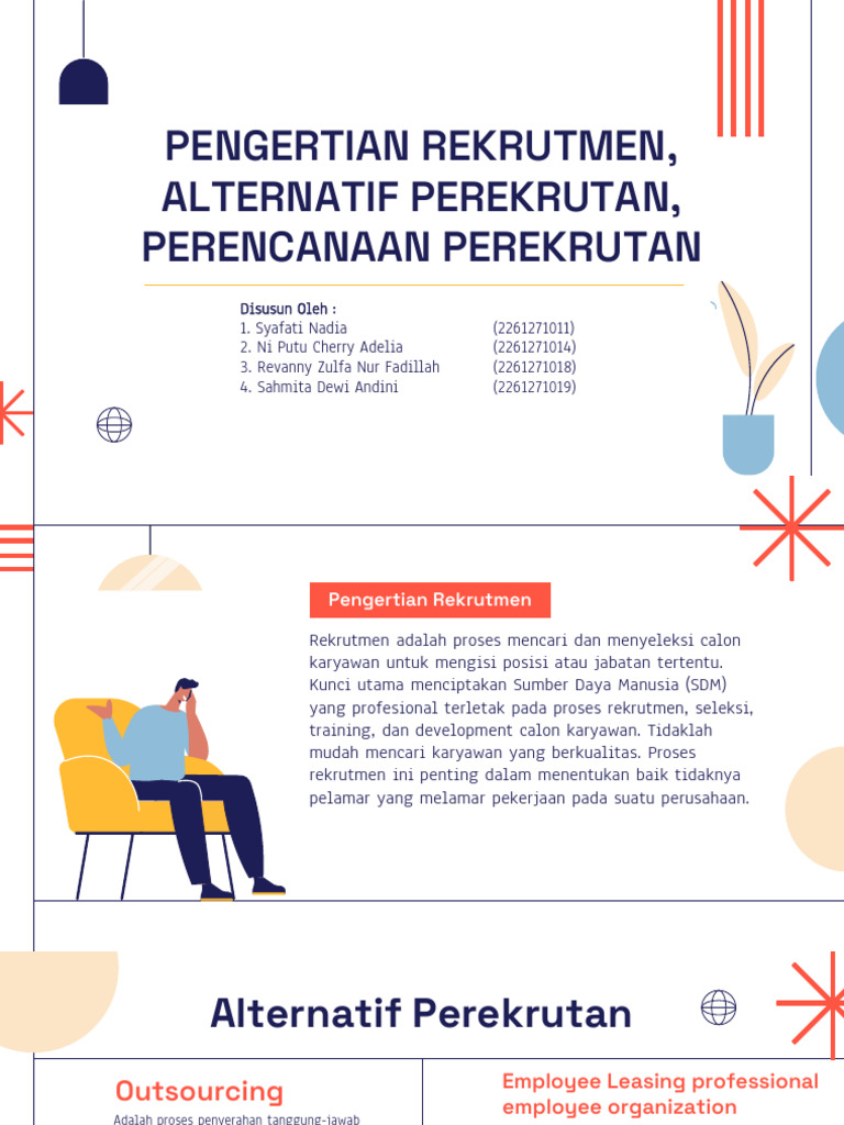 Pengertian Rekrutmen, Alternatif Perekrutan, Perencanaan Perekrutan | PDF