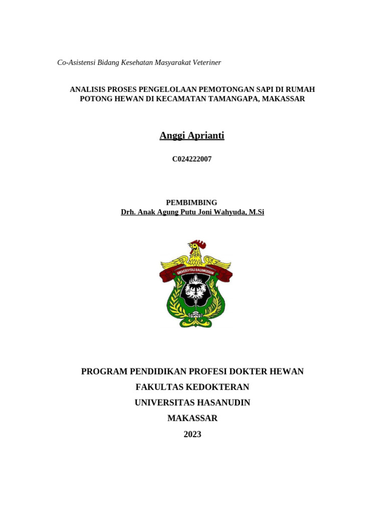 jurnal Kesmavet - Copy | PDF