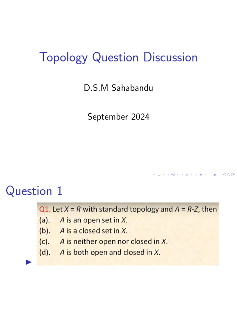 Topology Questions and Answers Guide | PDF | Games & Activities