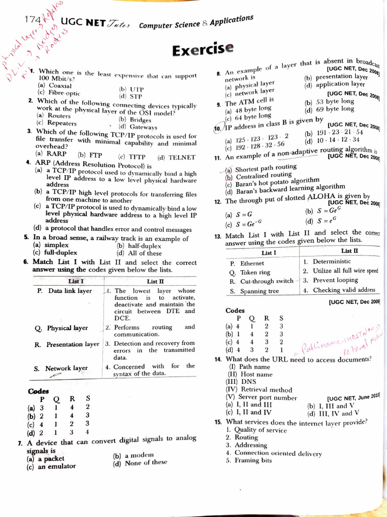 Networking Concepts and Protocols Quiz | PDF | Computer Network ...