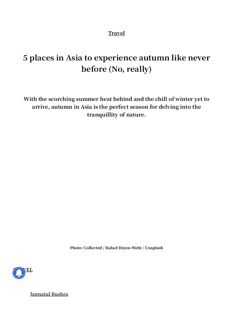 Top 5 Enchanting Autumn Destinations in Asia For Your Bucket List ...