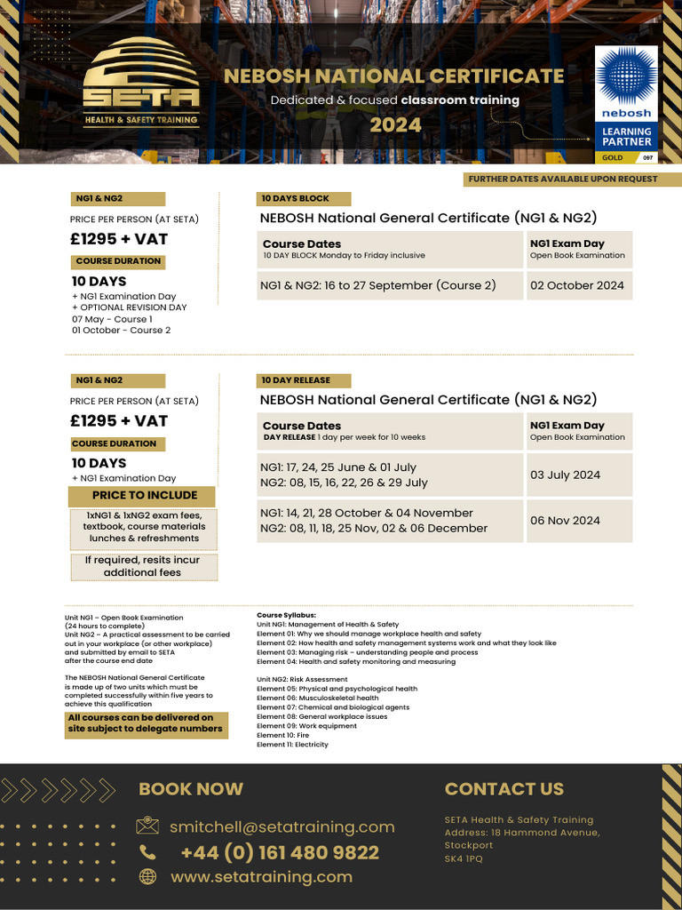 SETA NEBOSH FLYER DESIGN 2024 3 - Compressed | PDF