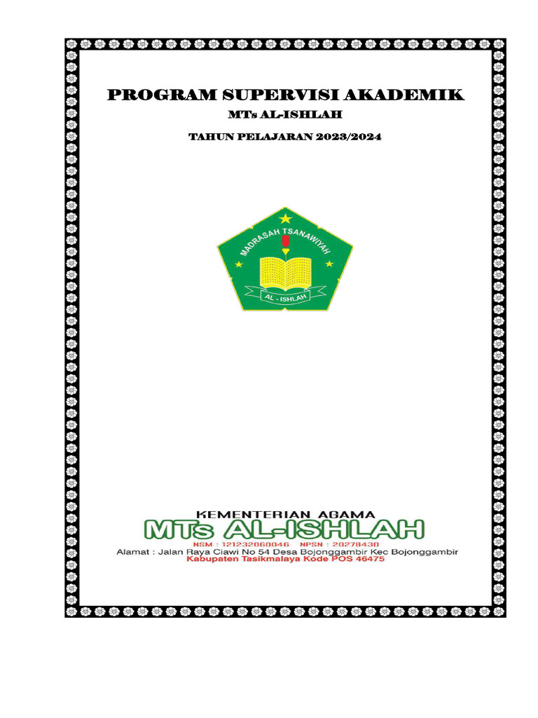 Program - Supervisi | PDF