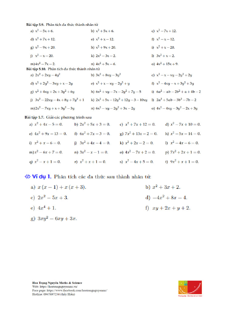 PTDT - T NG H P | PDF