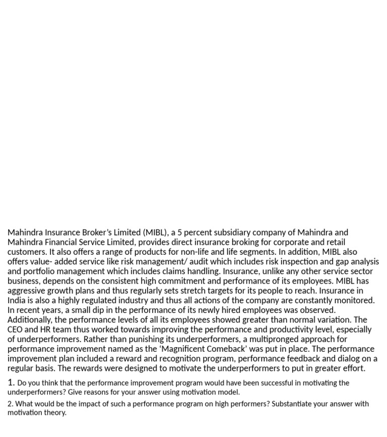 Case | PDF | Career & Growth | Finance & Money Management