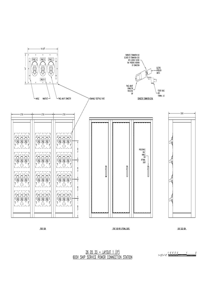 26 05 33 Power Connection Layouts | PDF