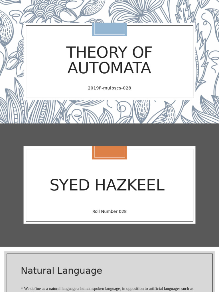 Assignment No 1 Toa | PDF | Theory Of Computation | Theoretical ...