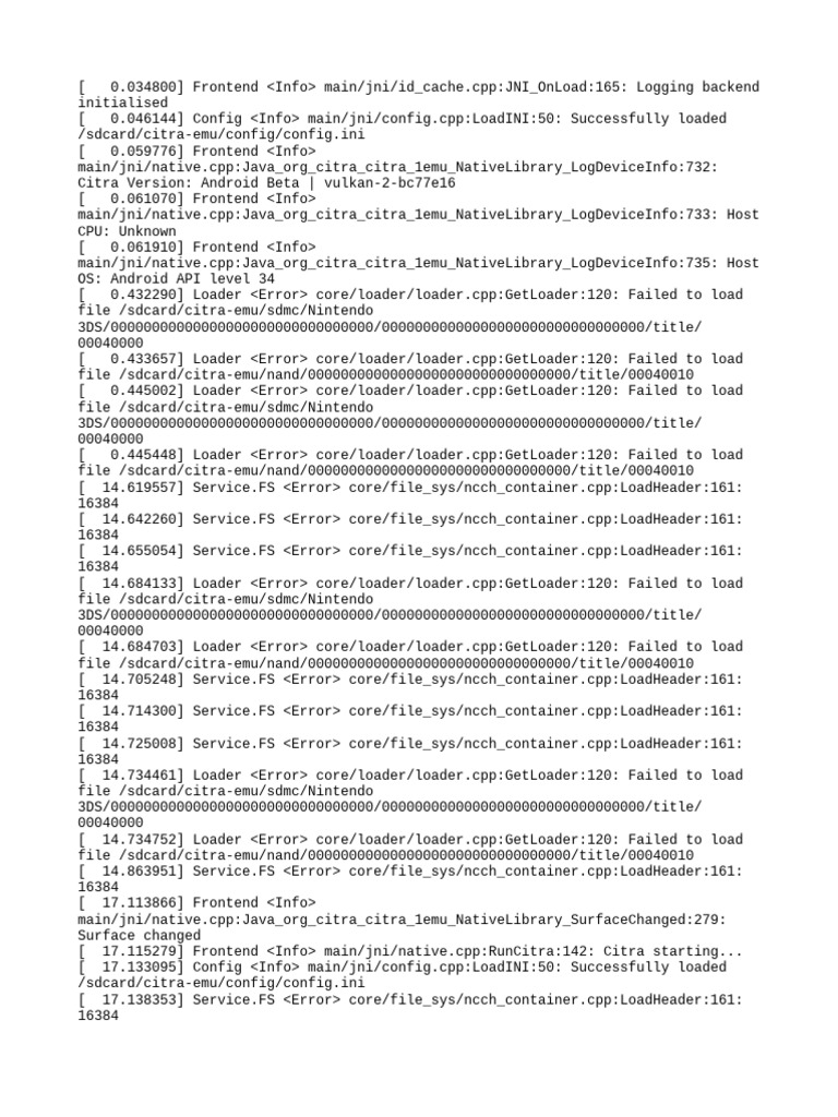 Citra Log | PDF
