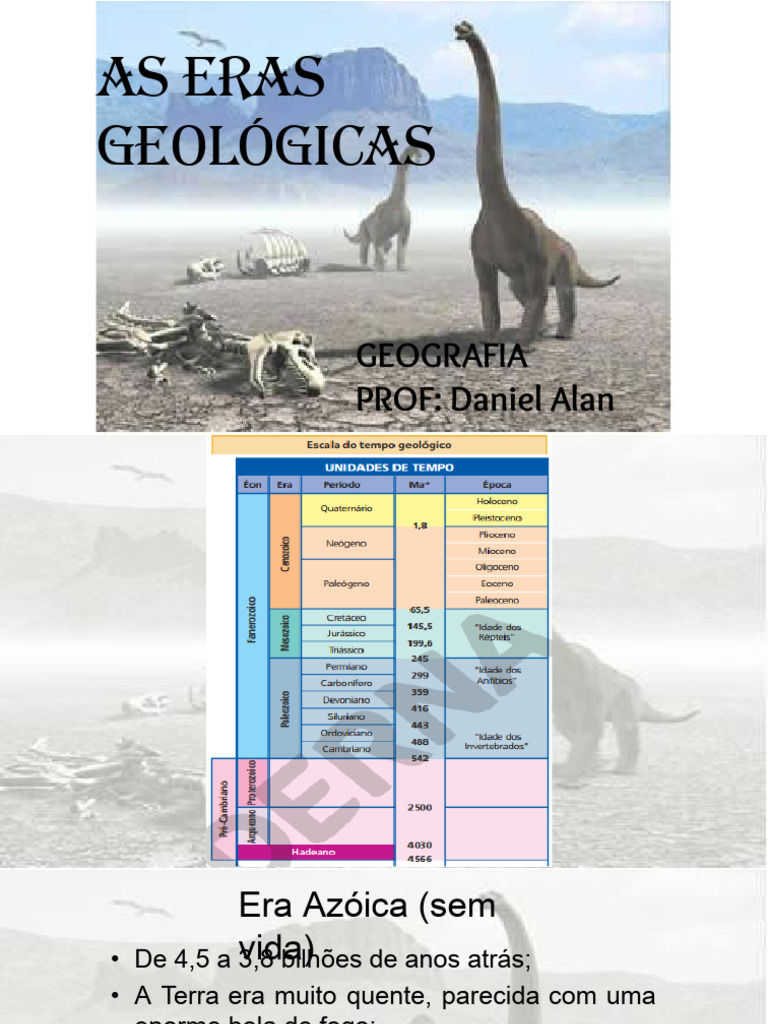 As Eras Geolgicas | PDF