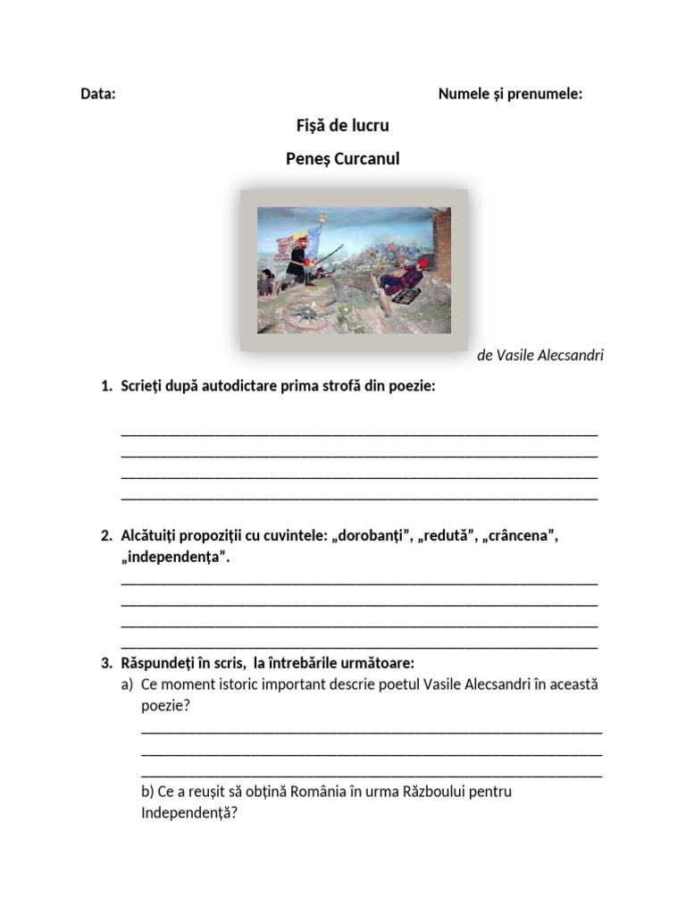 Fisa Penes Curcanul | PDF