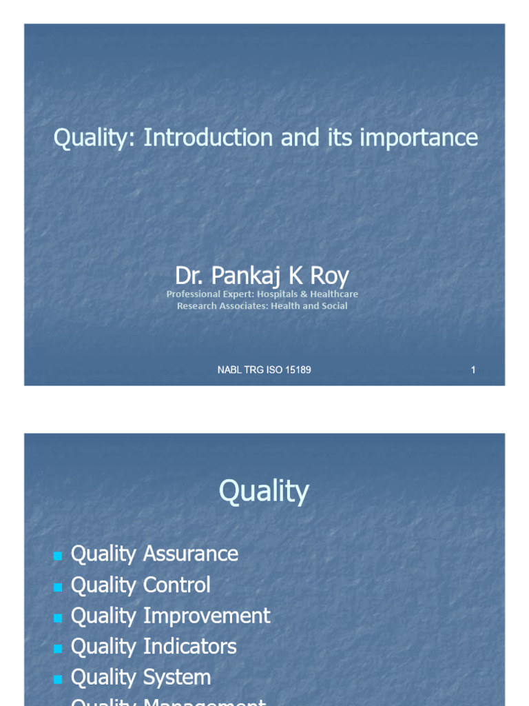 Understanding ISO 15189 Quality Standards | PDF | Quality Management ...