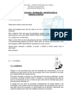 Aula 09 - Citação - Intimação - Notificação e Habeas Corpus