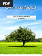 Download Financial Analyst CFA Study Notes Financial Statement Analysis Level 1 by Andy Solnik SN76965503 doc pdf