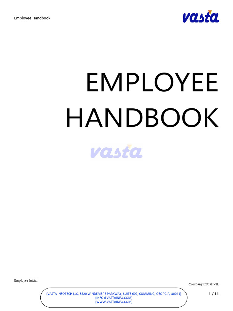 Vasta - HANDBOOK2023 | PDF