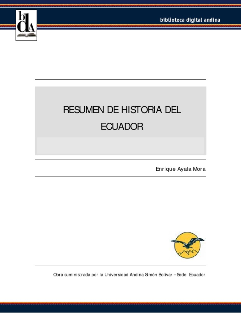 Resumen Historia Del Ecuador | PDF | Imperio Inca | Imperio español