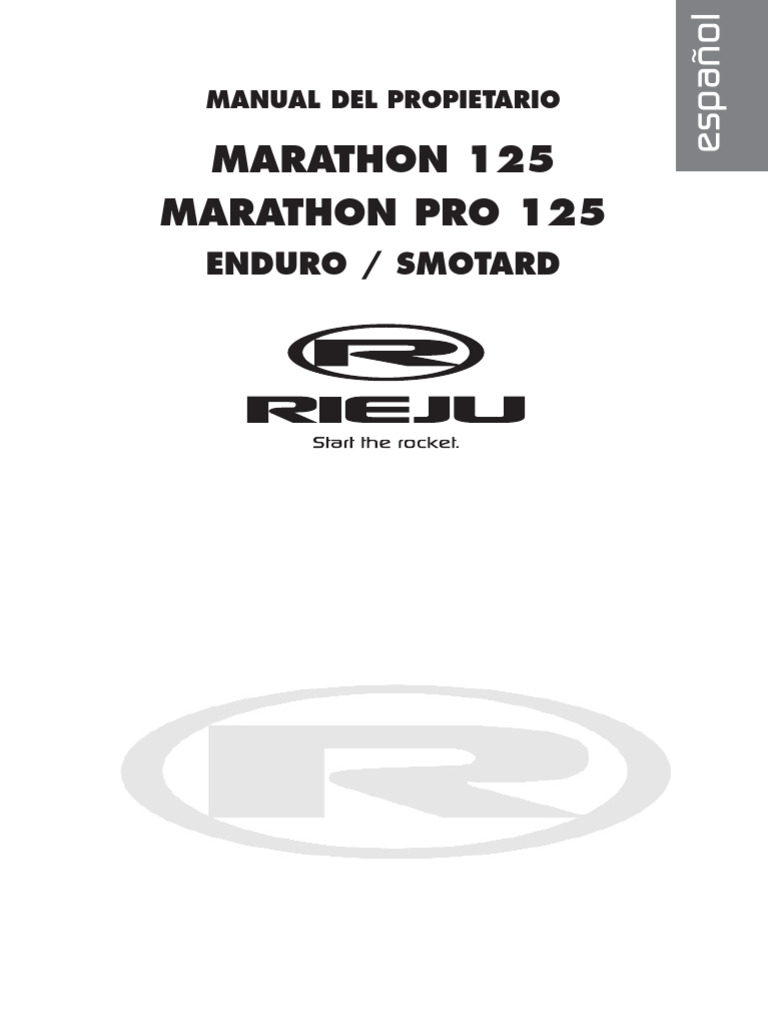 Owners Manual Marathon 125 ESP-FRA-EnG-IT V3 | PDF