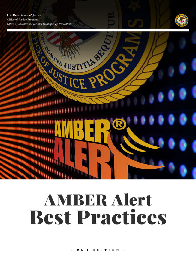 Amber Alert Best Practices Guide - Final - Ojjdp Approved - 4 15 2019 | PDF