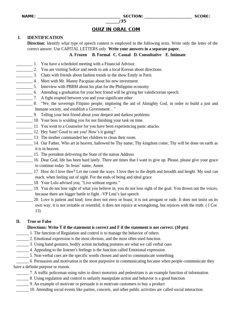 quiz-in-oral-communication-speech-style-leah-dhanielle-eser-pdf