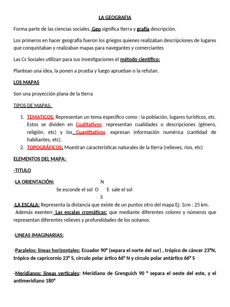 La Geografia Pdf