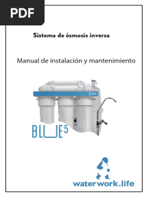Blue 5 Manual Water Work