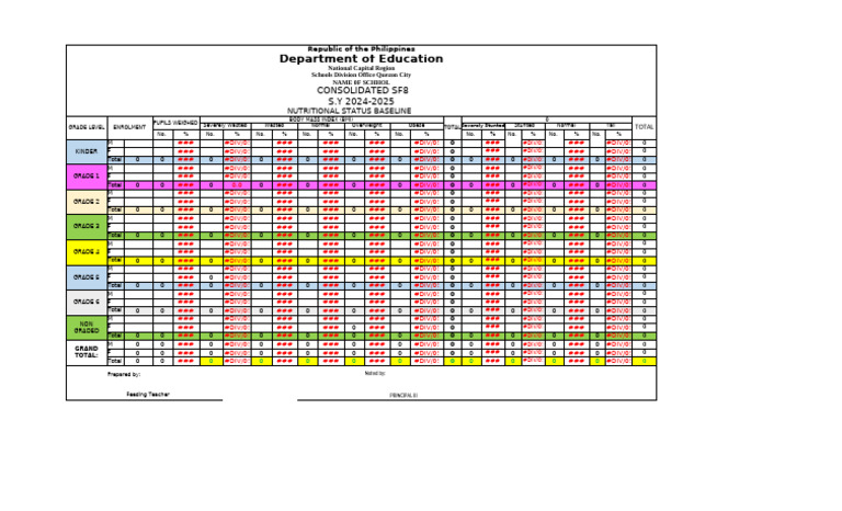 sf8 Consolidation Template | PDF