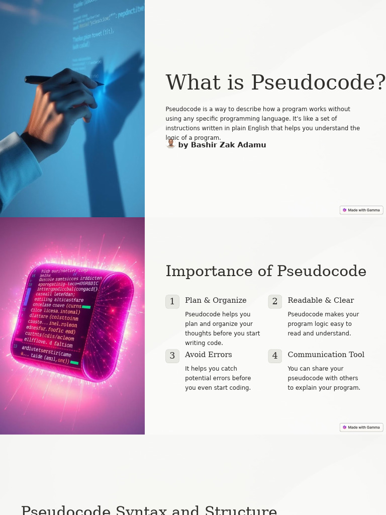 What Is Pseudocode | PDF