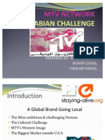 Presentation On MTV Arabia Case Study