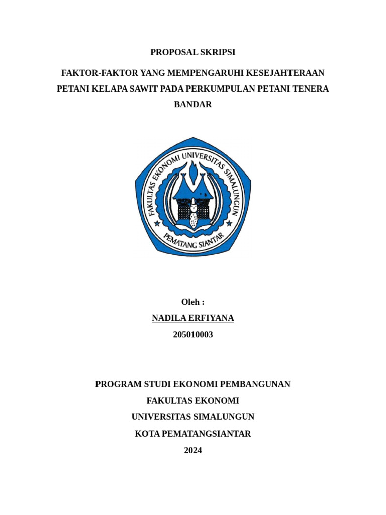 Proposal Skripsi | PDF