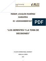 Los Gerentes y La Toma de Decisiones