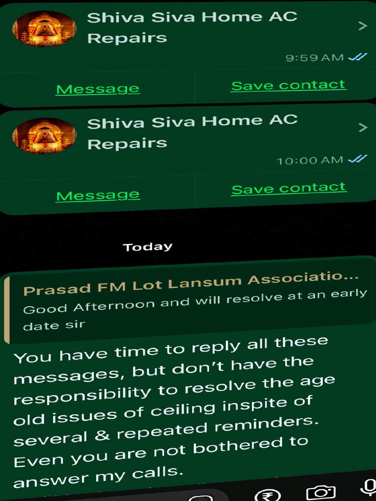 Urgent AC Repair Request and Complaints | PDF