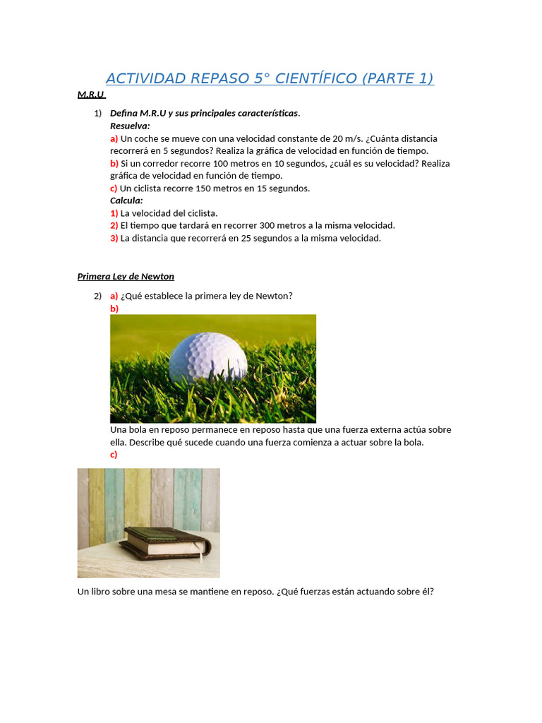 Actividad Repaso 5 | PDF
