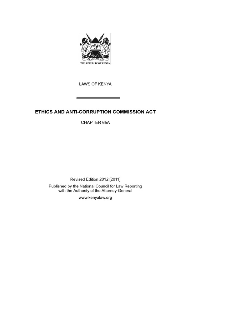 Anti Corruption Act | PDF