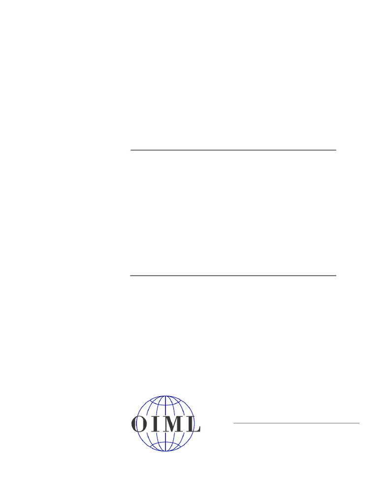 Format du rapport d'essai OIML R 100-3 | PDF | Métrologie | Commission ...