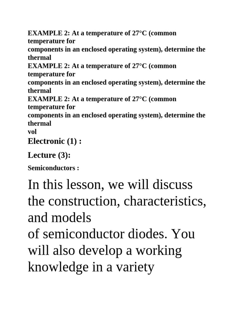 Lecture 3 | PDF