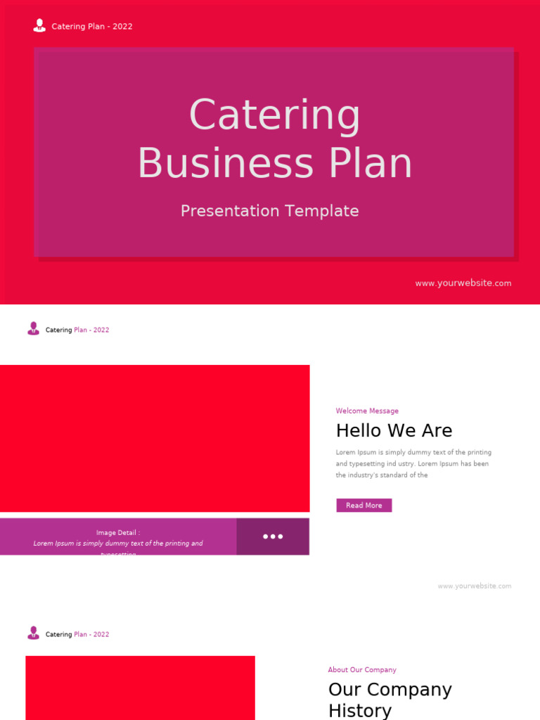 Catering Business Plan Powerpoint Presentation | PDF