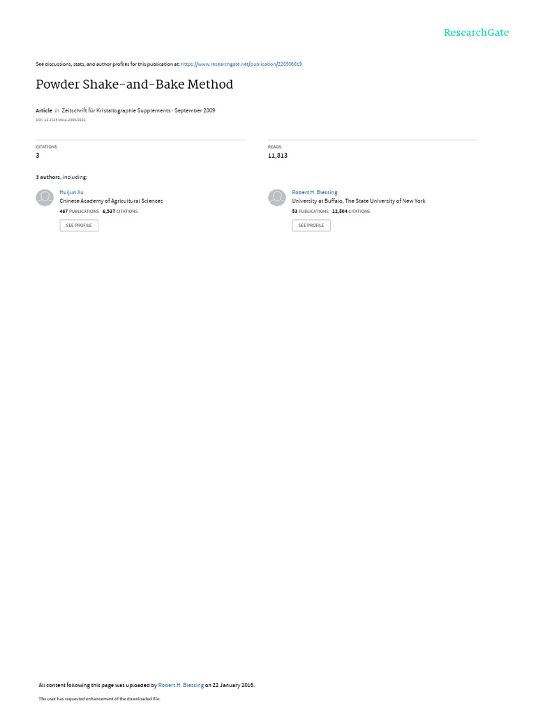 Powder Shake And Bake Method Pdf