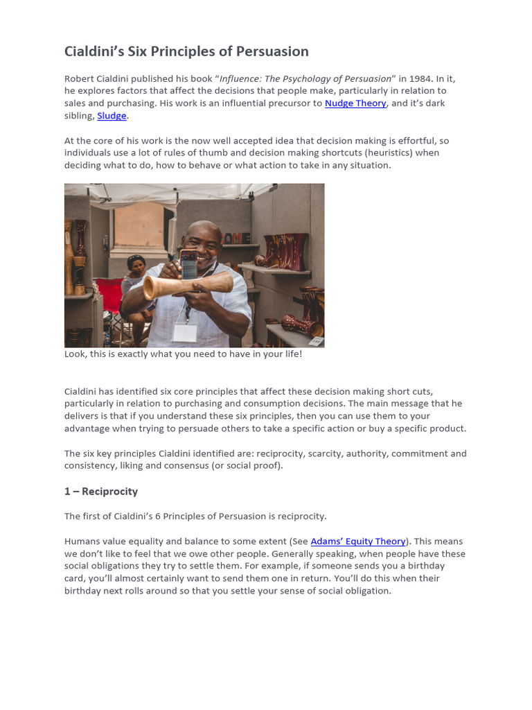 Cialdini Principles Of Persuasion Pdf