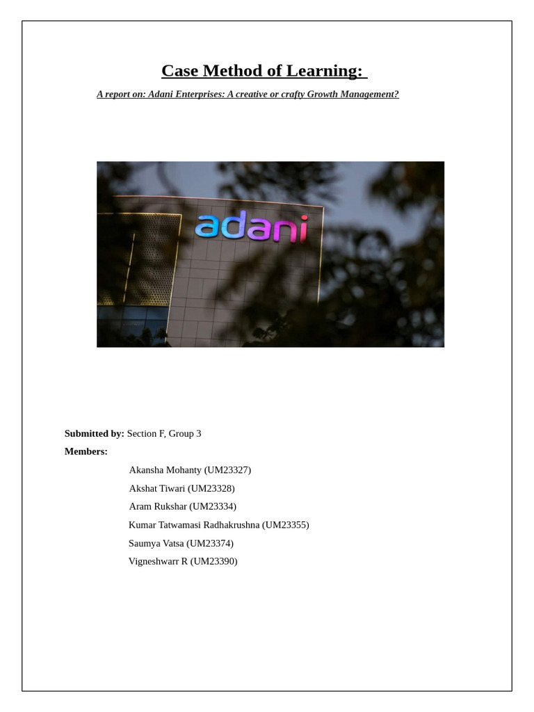 Case Method of Learning Group 3 | PDF