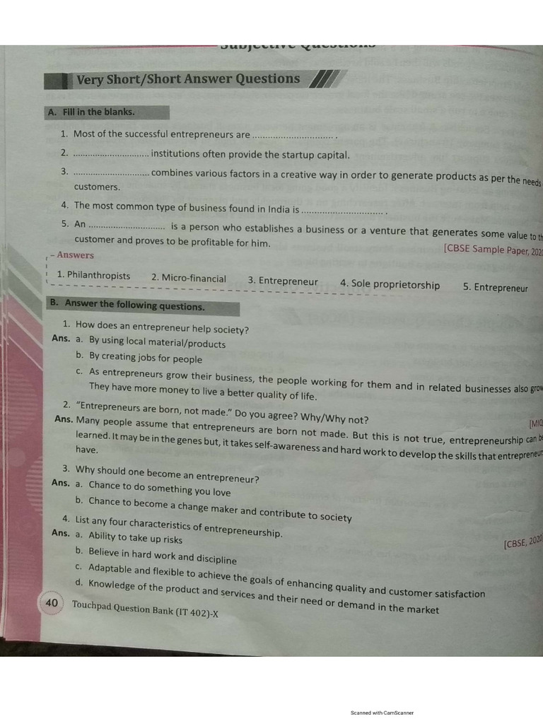 Entrepreneurial Skills Pdf