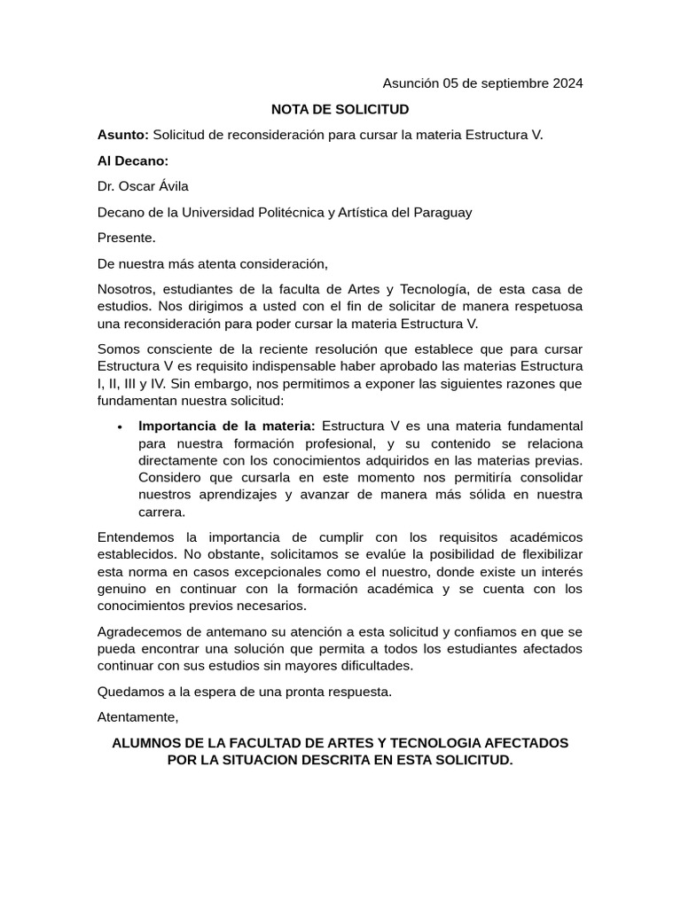 Nota de Consideración-1 | PDF