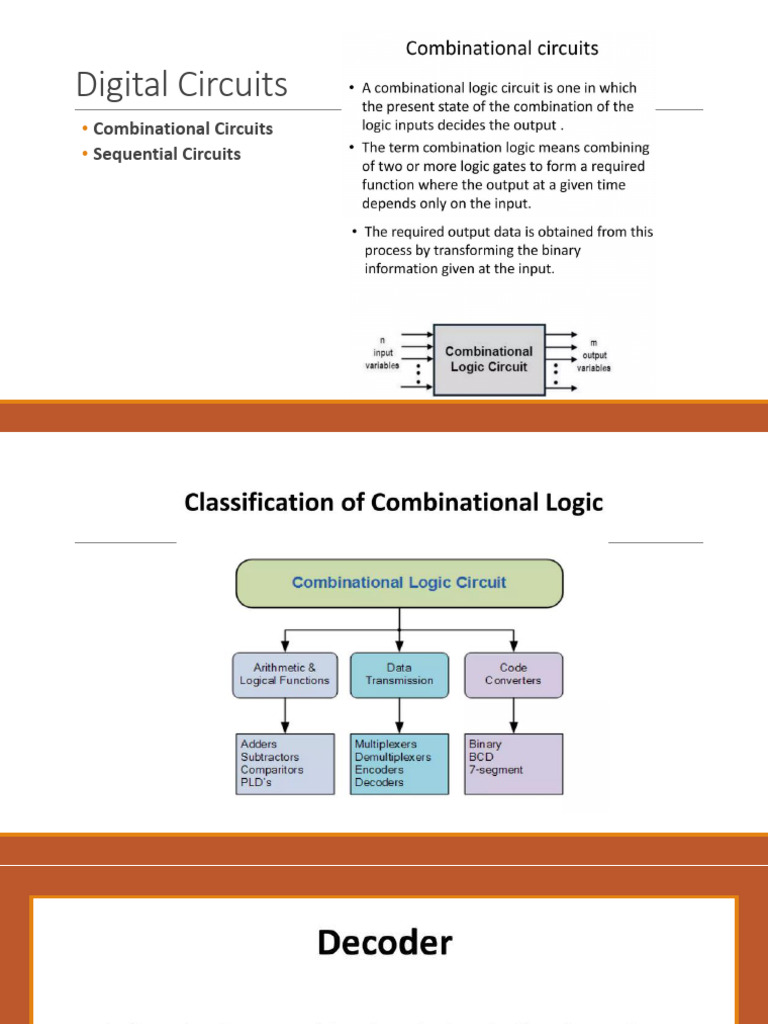 Digital Circuits: Decoders & Flip-Flops | PDF | Electronic Design ...