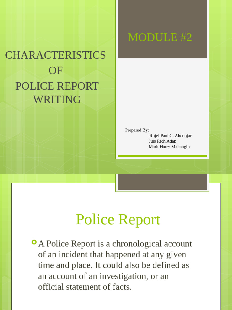 Technical Writing 2, Module 2 Reporting | PDF