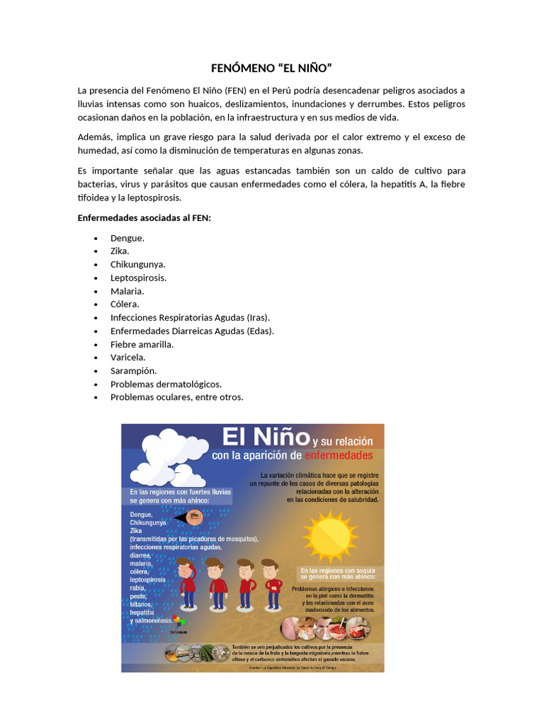 FENÓMENO El Niño | PDF