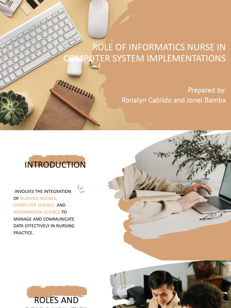 Informatics Nurse Role in System Implementation | PDF | Computer Data ...