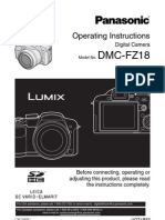 DMC-FZ18: Operating Instructions