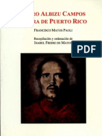 Pedro Albizu Campos: Piedra de Puerto Rico - Poesia de Francisco Matos Paoli
