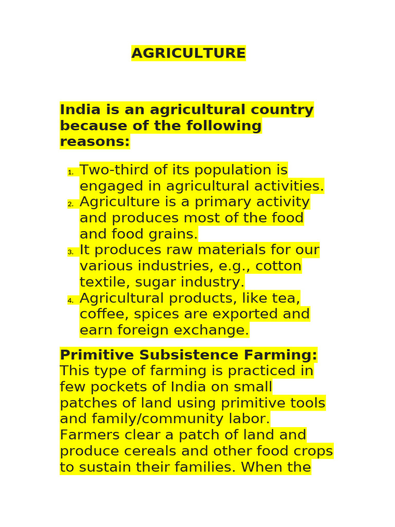 Agriculture pdf