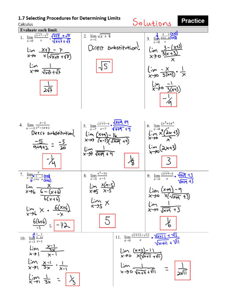 Calc - 1.7 - Packet Key | PDF