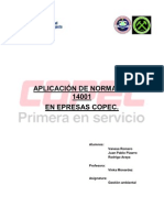 APLICACIÓN DE NORMA ISO 14001