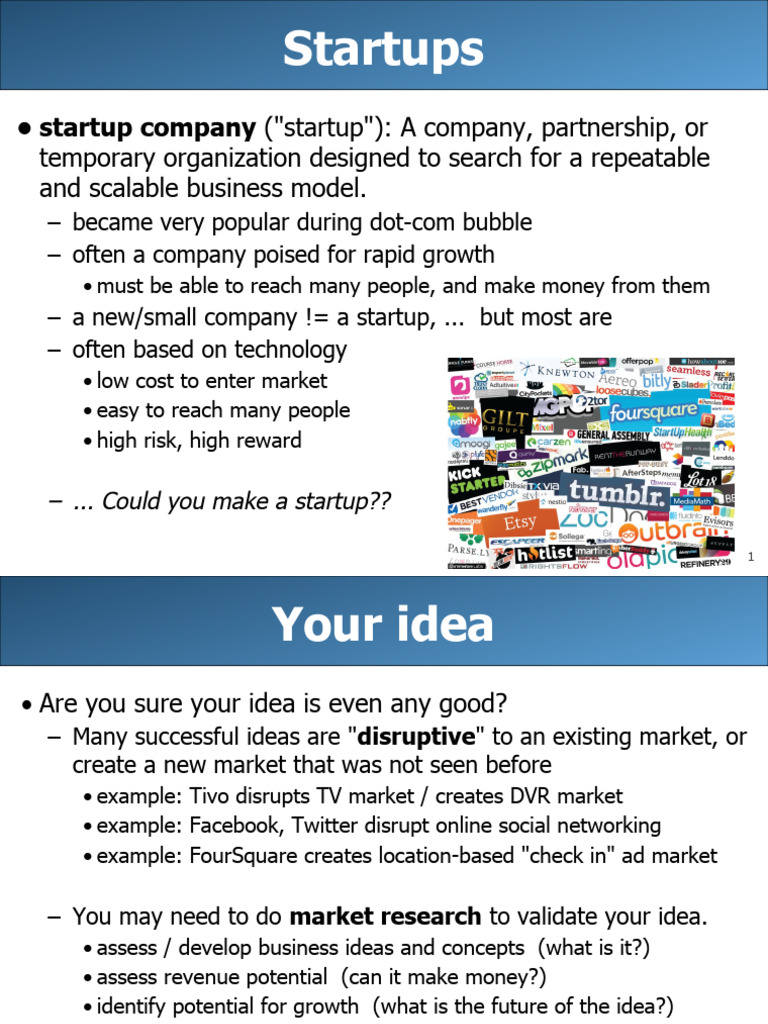 Startup's | PDF